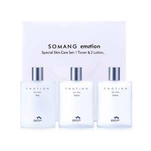 ชุดผลิตภัณฑ์บำรุงผิวหน้า SOMANG Emotion Special Fragrance-Free Moisturizer - โทนเนอร์ 1 ขวด และโลชั่น 2 ขวด สำหรับทุกสภาพผิว สไตล์เกาหลี - Product Image 2