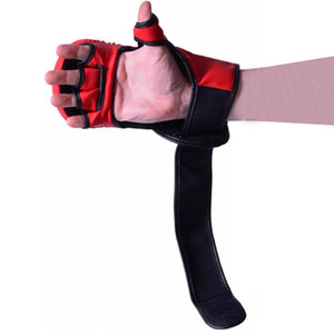 Gants de grappling en cuir sur mesure fabriqués au Pakistan, gants de grappling de qualité supérieure - Product Image 3
