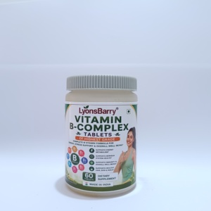 Cápsulas de Gel Suave con Complejo de Vitamina B de Lyonsbarry, 30-50% de Ingrediente Activo, para la Salud Nerviosa del Adulto, Alivio del Dolor Ciático, Bienestar - Product Image 1