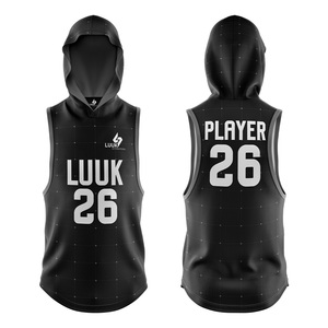 Maillot de football américain sans manches personnalisé, rouge et noir, impression par sublimation, évacuation de l'humidité, unisexe, pour adultes, maillots d'équipe de club 7v7 - Product Image 6