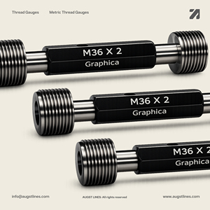Jauges de calibrage à filetage interne métriques de 0,25 mm à 30 mm M105/M110/M115/M120/M125/M130/M135 Norme ISO GO NOGO, jauge à embout simple - Product Image 6