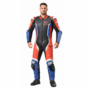 Traje de Cuero Profesional Personalizado para Motociclismo de Carreras 2026, de Una Pieza, con Protección CE, para Hombres - Product Image 3