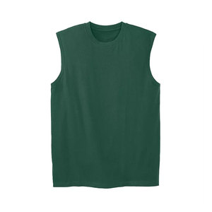 Men's <b>Tie</b> Dye Sleeveless Tank <b>Top</b> O-Neck Casual Knitted Blue <b>White</b> Pattern - Product Image 2