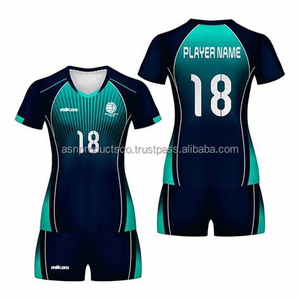 Uniformes de volley-ball légers fixés dans les meilleures équipes et clubs sportifs en stock - Product Image 1