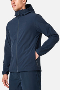 OEM Custom Logo Navy <b>Men's</b> Windbreaker <b>Jacket</b> & Short Set Lightweight Breathable Outdoor Training & Streetwear <b>Summer</b> <b>Men's</b> set - Product Image 3