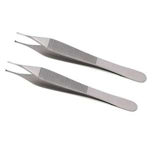 Pinzas Quirúrgicas Micro Adson de 12cm y 15cm, 1x2 Dientes, Acero Inoxidable de Alta Calidad, Instrumentos Quirúrgicos, Pinzas de Disección - Product Image 4