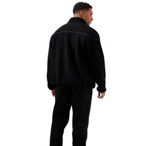 <b>Mens</b> Sherpa Fleece Funnel Neck <b>Jacket</b> Full Zip Thermal Winter Outerwear Warm Casual Outdoor Sportswear Coat - Product Image 6