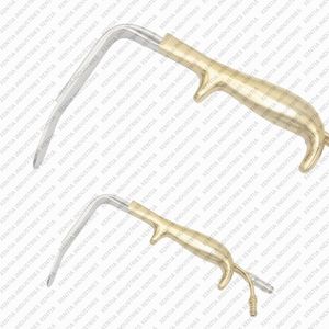 Retracteur de tissus Ferreira Style 25×120mm à pointe lisse, instrument chirurgical en acier inoxydable pour chirurgie plastique, fournisseur OEM - Product Image 5