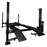 Elevador Hidráulico de Cuatro Columnas para Garaje, Elevador de Vehículos de 4 Postes, Diseñado para la Venta