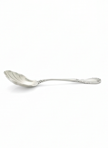 Cuillère vintage en argent plaqué avec manche long, finition miroir, design durable pour mariage et usage de table - Product Image 4