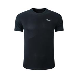 T-shirt de sport décontracté à manches courtes pour homme, en coton/élasthanne respirant, grande taille, à capuche, tricoté, pour l'entraînement estival - Product Image 6