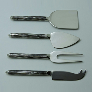 Stainless Steel Cheese Utensil Set 4 Piece Serving Tools With <b>Branch</b> Handles Dishwasher Safe Kitchen Cutlery - Product Image 2