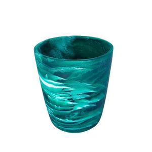 Carafe KISWAH CRAFT au design américain moderne en résine écologique mate, motif flamant rose Aqua Swiri unique, taille personnalisée, vaisselle - Product Image 4