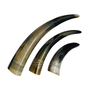 Auténtico Cuerno Vikingo para Beber Hecho a Mano con Cuerno de Búfalo Ecológico de la India para Celebraciones Navideñas de Cerveza - Product Image 4