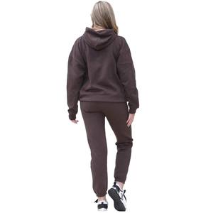 Wholesale Custom Logo Design Unisex Winter <b>Lounge</b> Wear Long <b>Pants</b> 2Pcs Suit Windproof Fitness Tracksuits for <b>Women</b> - Product Image 3