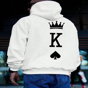 Sudadera con Capucha Unisex Personalizable con Letras Impresas, Lavada, Transpirable, a la Moda, Retro, Oversize, Casual, Estilo Hip Hop, ¡Venta Caliente! - Product Image 4