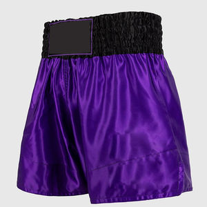 Shorts de Muay Thai pour hommes actifs, nouveau design, 100% polyester, équipement d'entraînement pour le combat et le kickboxing, matière douce et à séchage rapide - Product Image 2