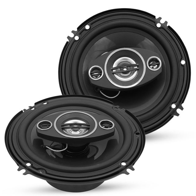 5Core Coaxial Car Door Speakers 6 Pair 500W 4Ohm 2 Way Component Subwoofer Audio with Super Tweeter