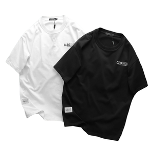 Camiseta de verano de gran tamaño de punto sólido de moda personalizada impresión por sublimación Unisex hombres/mujeres transpirable cómoda - Product Image 1