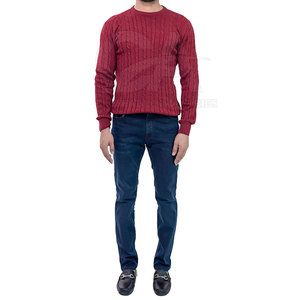 Pull léger pour homme en tissu tricoté respirant et coupe décontractée, idéal pour les superpositions saisonnières et le confort en extérieur - Product Image 4