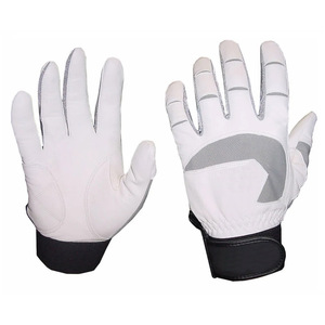 Gants de frappeur de baseball en cuir personnalisés haut de gamme 2025 pour hommes, main gauche, fermeture à bouton, entraînement professionnel, vente en gros OEM - Product Image 3