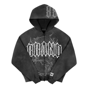 Sudadera con Capucha Extra Grande Personalizada para Hombre, Impresión por Sublimación, Estilo Urbano, Corte Regular, Tejido de Forro Polar, Transpirable para Invierno - Product Image 6