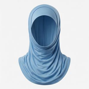 Hiyab Elástico de Jersey de Algodón de Alta Calidad, 180x80cm, Venta al Por Mayor, Pañuelo Hiyab de Algodón para Mujer, 180cm - Product Image 1