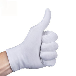 Guantes Blancos de Algodón y Poliéster, Suaves para Uso Diario, 100% Algodón, con Bordado y Logotipos Personalizados - Product Image 6