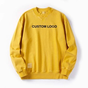 Sweat-shirts à capuche pour hommes, surdimensionnés, unis, teints, prix bas, avec logo personnalisé, en coton/polaire - Product Image 2