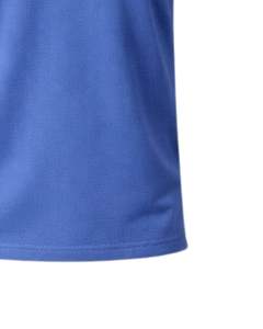 Polo de Algodón Azul Rey Personalizado para Hombre con Cuello y Ribete de Manga en Contraste Beige, Corte Clásico, Casual, Verano, Suministro al por Mayor OEM - Product Image 6