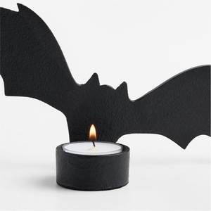 Portavelas de Hierro para Halloween, Soporte para Velas de Té con Diseño de Casa Embrujada, Murciélago, Fantasma y Luna, para Decoración del Hogar - Product Image 5