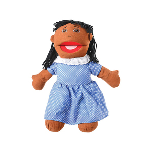 Plush Puppet Girl With Red Hair And Blue Dress <b>Soft</b> <b>Stuffed</b> Animal <b>Toy</b> For Kids Age 2 To 4 Years - Product Image 6