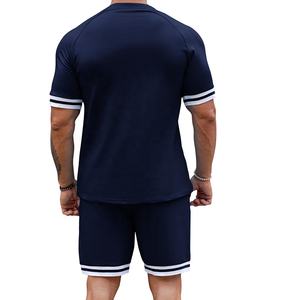 Accepter Logo Personnalisé Shorts Hommes Ensemble Active Wear Gym Fitness Vêtements Pour Hommes Body Slim Wear Yoga Vêtements de Sport - Product Image 2