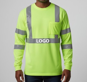 Camisa de Trabajo de Seguridad Reflectante con Material Resistente para Aplicaciones Industriales de Trabajo Pesado - Product Image 4