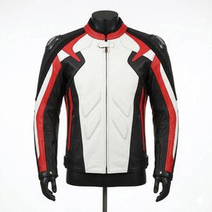Highest Quality Leather Racing Motorbike <b>Jackets</b> for Men Breathable Waterproof <b>Motorcycle</b> Riding <b>Jacket</b> With Customize Logo - Product Image 1