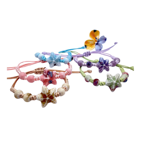 สร้อยข้อมือเปลือกหอยธรรมชาติจากเวียดนาม งานฝีมือประดับด้วยลูกปัดเปลือกหอย สำหรับแฟชั่นฤดูร้อน ปาร์ตี้ริมชายหาด ของขวัญวันหยุด และขายส่ง - Product Image 4