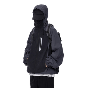 Label Orange <b>Men's</b> Outdoor & Hiking Waterproof Jacket Sports <b>Rain</b> <b>Coat</b> for Winter Casual Style - Product Image 3
