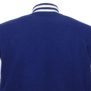 Fashionable Men's Wool <b>Leather</b> Varsity <b>Jacket</b> - Soft, Comfortable, and Ideal for Everyday Wear and Classic Look - Product Image 4