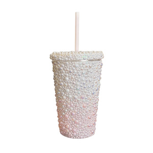 Gobelets personnalisés à paillettes pour femmes, 16 oz, écologiques, sans BPA, anti-fuite, avec paille, tasses <span class=keywords><strong>de</strong></span> voyage durables pour la vente au détail, directement <span class=keywords><strong>de</strong></span> l'usine - Product Image 4