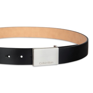 Nouvelle ceinture décontractée en cuir de vache noir et marron, boucle métallique à verrouillage automatique argentée, pour homme, imperméable, durable, largeur 3,5 cm - Product Image 3