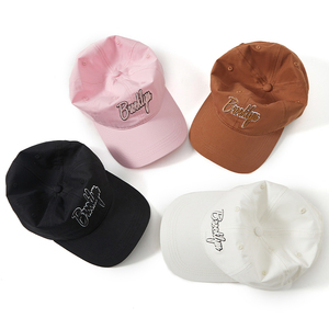 High Quality Twill Sports Cap Comfortable <b>Waterproof</b> Fitted Baseball <b>Hat</b> with Distressed Features Customizable Sporty Style - Product Image 4