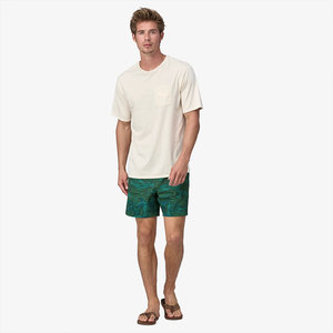 Shorts d'été décontractés pour hommes, coupe ample, taille à cordon, tissu léger, tenue de loisirs quotidienne, tailles personnalisées - Product Image 3