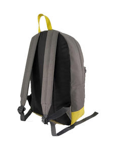 Mochila escolar moderna gris y amarilla para adolescentes, tela duradera de alta densidad, compartimento interno acolchado para estudiantes. - Product Image 5