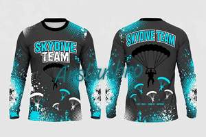 เสื้อโดรน้ำหนักเบาแบบสั่งทำพิเศษ พร้อมโลโก้แบรนด์ คอวี แขนยาว ผ้าโพลีเอสเตอร์/คอตตอน ระบายอากาศได้ดี เหมาะสำหรับฤดูร้อน สวมใส่สบาย คุณภาพสูง - Product Image 1