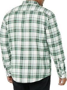 Chemise en flanelle d'hiver sur mesure de haute qualité pour hommes, impression sérigraphique, manches longues, coupe oversize, en laine à carreaux, respirante, vente en gros - Product Image 2
