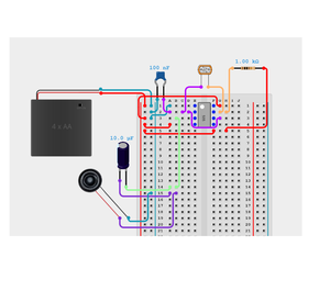 Kit électronique DIY ELE-103 Light Theremin avec minuterie NE555 et photorésistance LDR pour projets scientifiques interactifs sur <span class=keywords><strong>le</strong></span> son - Product Image 1