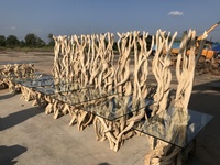 Table basse en bois flotté table basse usine