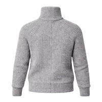 Pull en laine/nylon tissé pour femme, imprimé avec badge sur le devant, coupe ample, tricoté, à manches longues, respirant, anti-plis, hiver