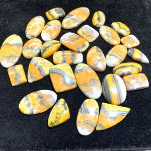 Pierre précieuse cabochon 100 % naturelle de haute qualité, motif abeille, pour la fabrication de bijoux, approuvée par un tiers, pierre naturelle de qualité supérieure - Product Image 6