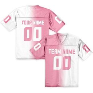 เสื้ออเมริกันฟุตบอลแบบยูนิเซ็กซ์ ขายส่ง ผ้าอินเตอร์ล็อค พิมพ์ลาย DTF แห้งเร็ว ชุดฝึกซ้อม จัดส่งทั่วโลก จำนวนมาก - Product Image 1